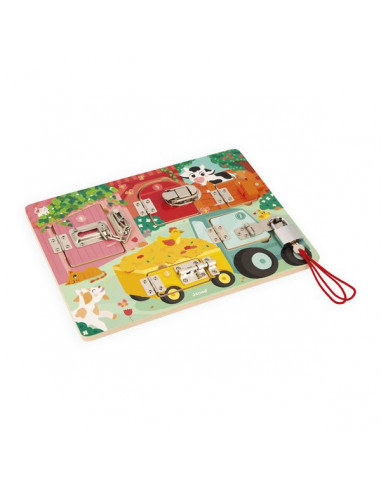 Planche à cadenas Ferme - Janod Planche à cadenas Ferme - Janod