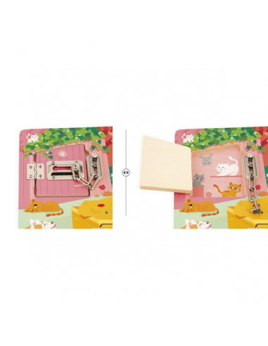 Planche à cadenas Ferme - Janod Planche à cadenas Ferme - Janod