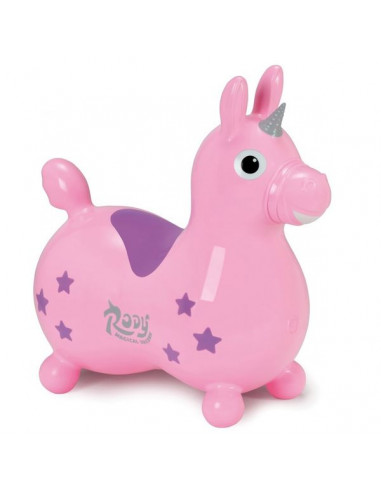 Funbee-animal sauteur licorne bleue