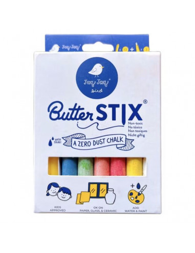 Boite de 12 craies Butterstix - Jaq...