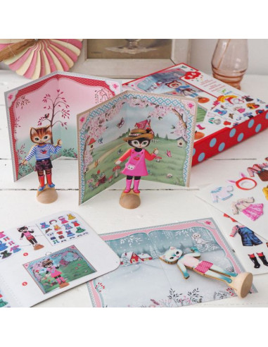 Collage little dressing - Djeco Collage little dressing - Djeco