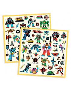 Stickers Robots - Djeco 2