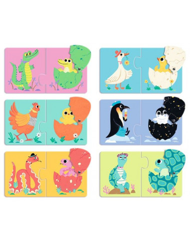 Puzzle duo articulo Les œufs rigolos... Puzzle duo articulo Les œufs rigolos...