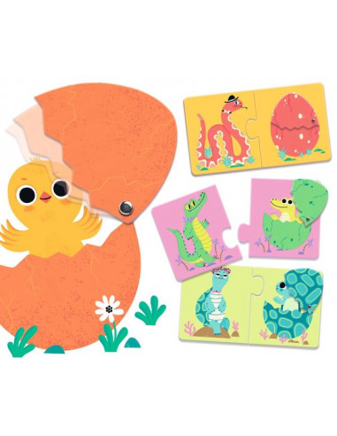 Puzzle duo articulo Les œufs rigolos... Puzzle duo articulo Les œufs rigolos...