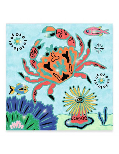 Coloriages brillants Sous la mer - Djeco Coloriages brillants Sous la mer - Djeco