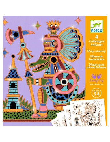 Coloriages brillants Guerriers... Coloriages brillants Guerriers...