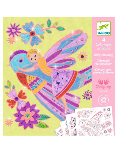 Coloriages brillants Petites ailes -... Coloriages brillants Petites ailes -...