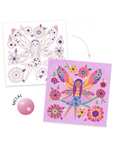 Coloriages brillants Petites ailes -... Coloriages brillants Petites ailes -...