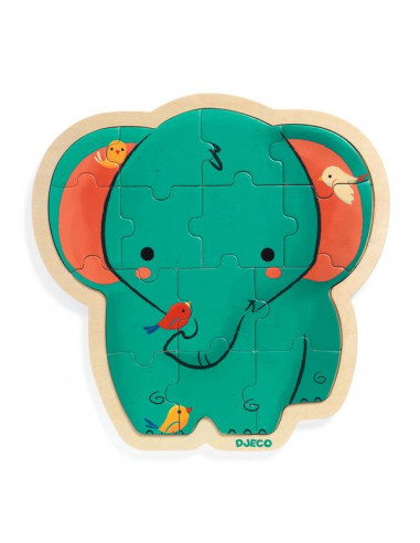 Puzzlo Éléphant - Djeco Puzzlo Éléphant - Djeco