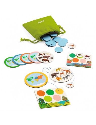 Jeu Animo Mondo - Djeco Jeu Animo Mondo - Djeco