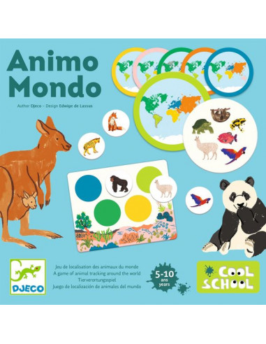 Jeu Animo Mondo - Djeco Jeu Animo Mondo - Djeco