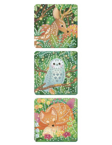 3 mosaïques animaux sauvages - Sycomore 3 mosaïques animaux sauvages - Sycomore