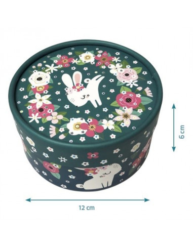 Mosaïques 3D coffret rond - Sycomore Mosaïques 3D coffret rond - Sycomore