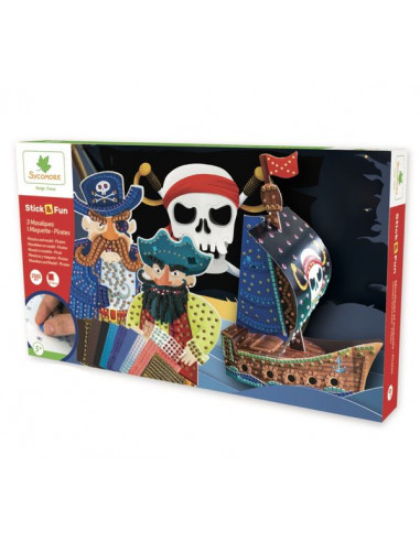 5 maxi mosaïques pirates - Sycomore