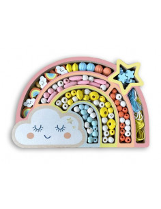 Coffret arc en ciel perles...