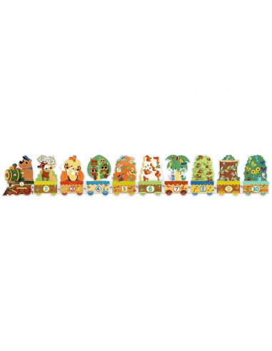 Puzzle frise Je compte - Djeco Puzzle frise Je compte - Djeco