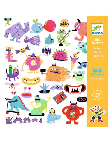 Stickers Monstres - Djeco Stickers Monstres - Djeco