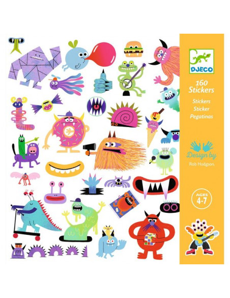 160 stickers petits amis - loisirs créatifs - cadeau enfant - Djeco 