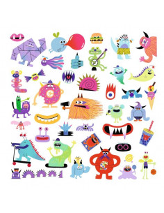 Stickers Monstres - Djeco 2