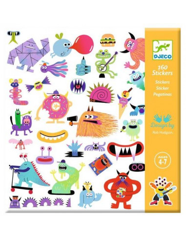 Stickers Monstres - Djeco