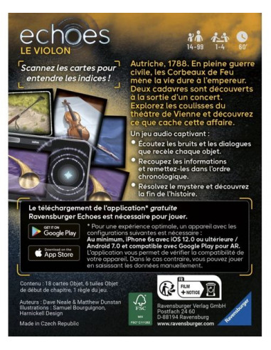 Echoes Le violon - Ravensburger Echoes Le violon - Ravensburger