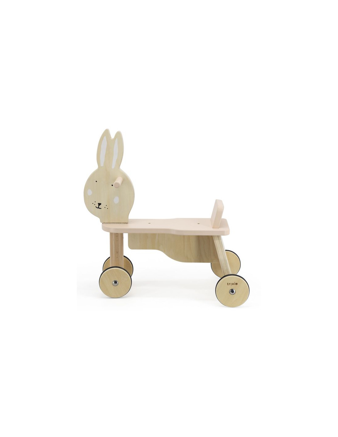 Trixie Baby Chariot d'Activités en Bois à Pousser Animaux