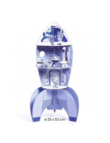 Colorie assemble et joue DIY Fusée -... Colorie assemble et joue DIY Fusée -...