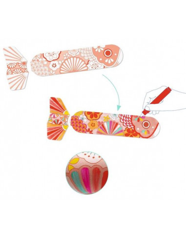 Poissons à colorier Koinobori - Do it... Poissons à colorier Koinobori - Do it...