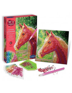 Canevas à diamanter cheval... 2