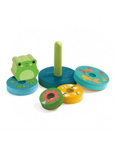 Puzz & Stack Rainbow - Djeco Puzz & Stack Rainbow - Djeco