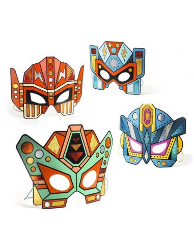 Masques à métalliser Super Robots -... Masques à métalliser Super Robots -...