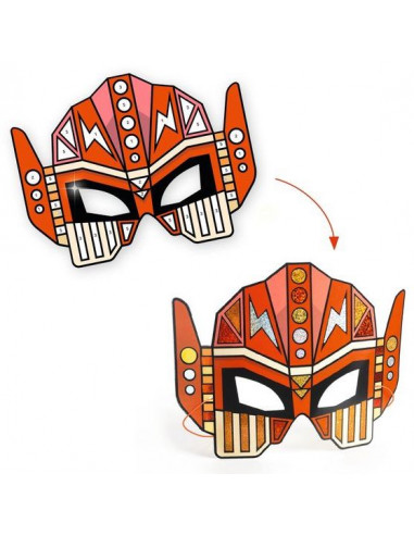 Masques à métalliser Super Robots -... Masques à métalliser Super Robots -...