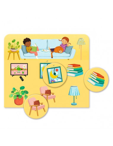 Loto Dans la maison - Djeco Loto Dans la maison - Djeco