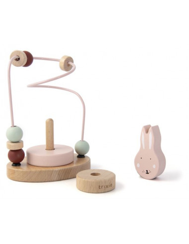 Labyrinthe de perles en bois Lapin -... Labyrinthe de perles en bois Lapin -...