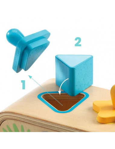 Boîte à forme Multi Boita - Djeco Boîte à forme Multi Boita - Djeco