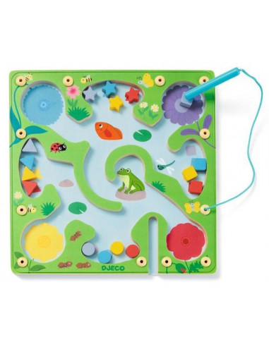 Labyrinthe magnétique Frogy Maze - Djeco Labyrinthe magnétique Frogy Maze - Djeco