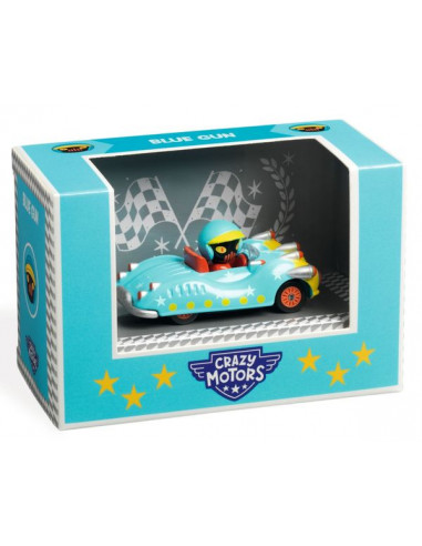 Blue Gun Crazy Motors - Djeco Blue Gun Crazy Motors - Djeco