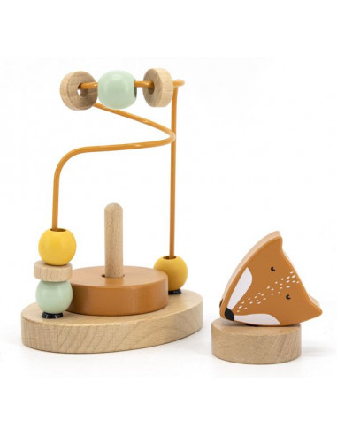 Labyrinthe de perles en bois Renard -... Labyrinthe de perles en bois Renard -...
