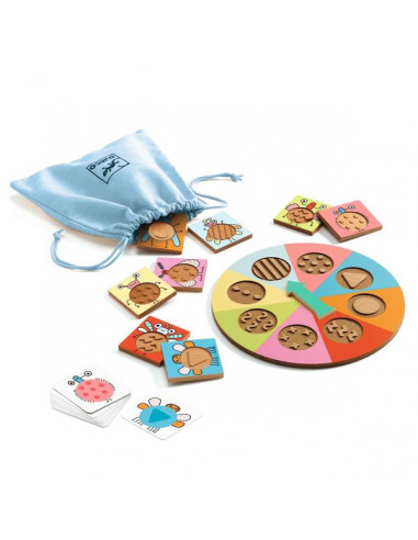 Jeu d’association Tactil Bzzz - Djeco Jeu d’association Tactil Bzzz - Djeco