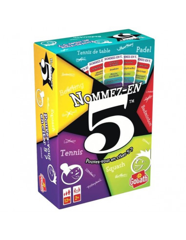 Nommez-En 5 - jeu Goliath