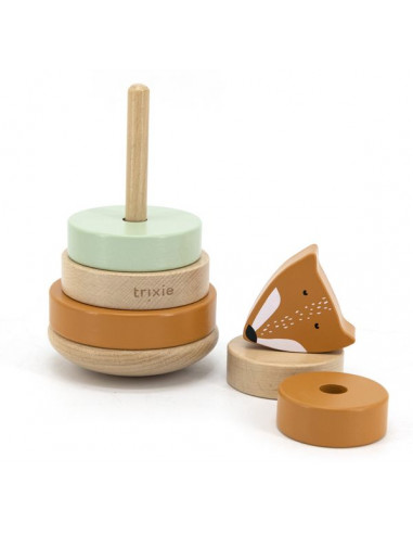 Jouet à empiler en bois Renard - Trixie Jouet à empiler en bois Renard - Trixie