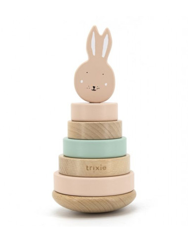 Jouet à empiler en bois Lapin - Trixie