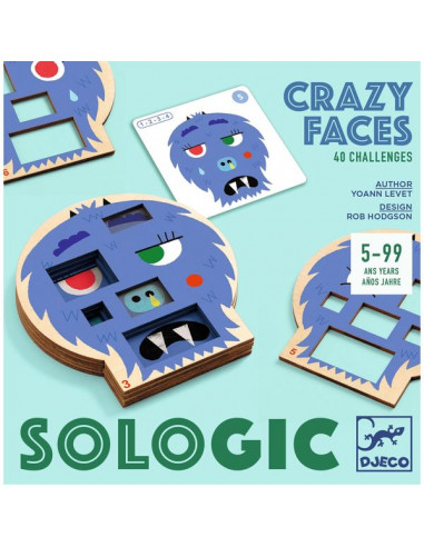 Crazy Faces Sologic - Djeco Crazy Faces Sologic - Djeco