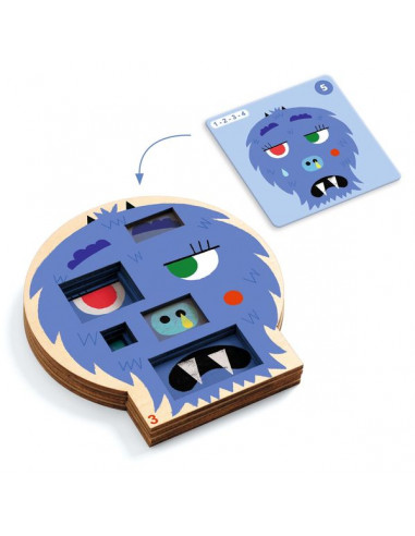 Crazy Faces Sologic - Djeco Crazy Faces Sologic - Djeco