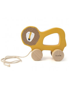 Jouet à tirer en bois Lion...