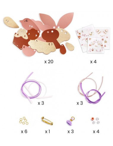 Parure de bijoux à créer Miss... Parure de bijoux à créer Miss...