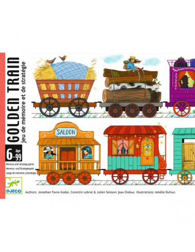 Jeu Golden train - Djeco Jeu Golden train - Djeco