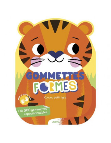 Gommettes formes Coucou petit tigre -...