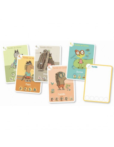 Jeu de 7 familles de Camille - Auzou Jeu de 7 familles de Camille - Auzou