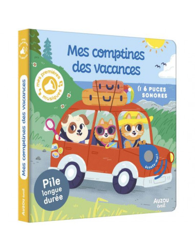 Livre Mes comptines des vacances - Auzou